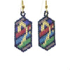 Woven Bass Clef Earrings