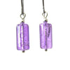 Gavotte - Purple Glass Earrings
