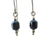 Minuet - Black And Blue Earrings