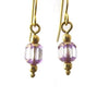 Minuet - Tiny Purple Earrings