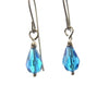Minuet - Tiny Turquoise Teardrop Earrings
