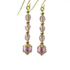 Courante - Purple Glass Earrings