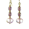 Courante - Purple Glass Earrings