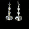 Courante - Clear Glass Earrings