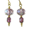 Bouree - Purple Glass Earrings