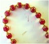 Pavane - Red Glass Necklace and Earrings