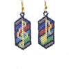 Woven Treble Clef And Music Note Earrings