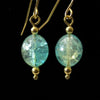Gavotte - Aqua Glass Earrings