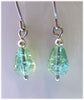 Gavotte - Green Glass Earrings