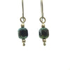 Minuet - Black And Green Earrings