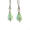 Minuet - Green Teardrop Earrings