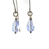 Minuet - Tiny Blue Teardrop Earrings