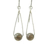 Allemande - Smoky Quartz and Silver Earrings