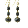 Courante - Black Glass Earrings