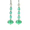 Courante - Green Glass Earrings