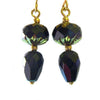 Bouree - Black Glass Earrings