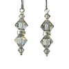 Waltz - Gray Swarovski Earrings